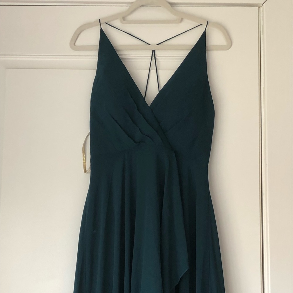 BHLDN Farrah dress by Jenny Yoo in Caspian Sea
